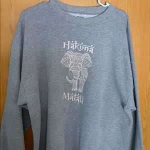 Hakuna Matata Crew Neck Sweatshirt
